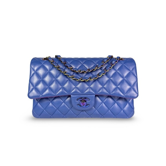 CHANEL Handbags - Chanel Medium Rainbow Quilted Double Flap Bag